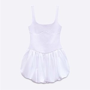 Zara SHORT BALLOON DRESS